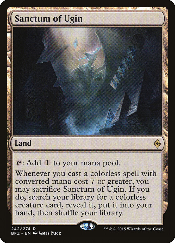 Sanctum of Ugin 242/274 (Battle for Zendikar)  - Foil | Good Games Morley