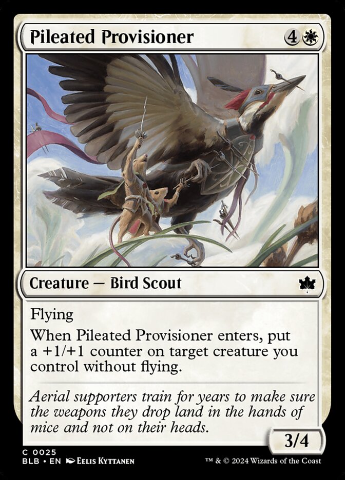 Pileated Provisioner 25/281 (Bloomburrow)  | Good Games Morley