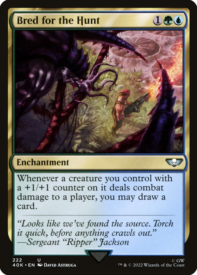 Bred for the Hunt 222/617 (Universes Beyond: Warhammer 40,000)  | Good Games Morley