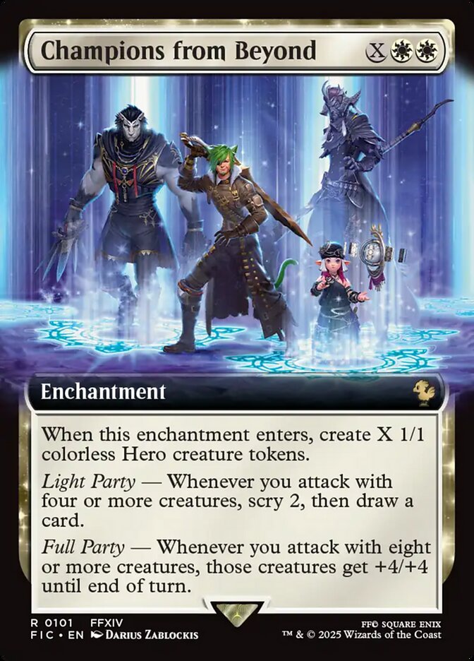 Champions from Beyond 101 (Commander: FINAL FANTASY)  - Extended Art | Good Games Morley