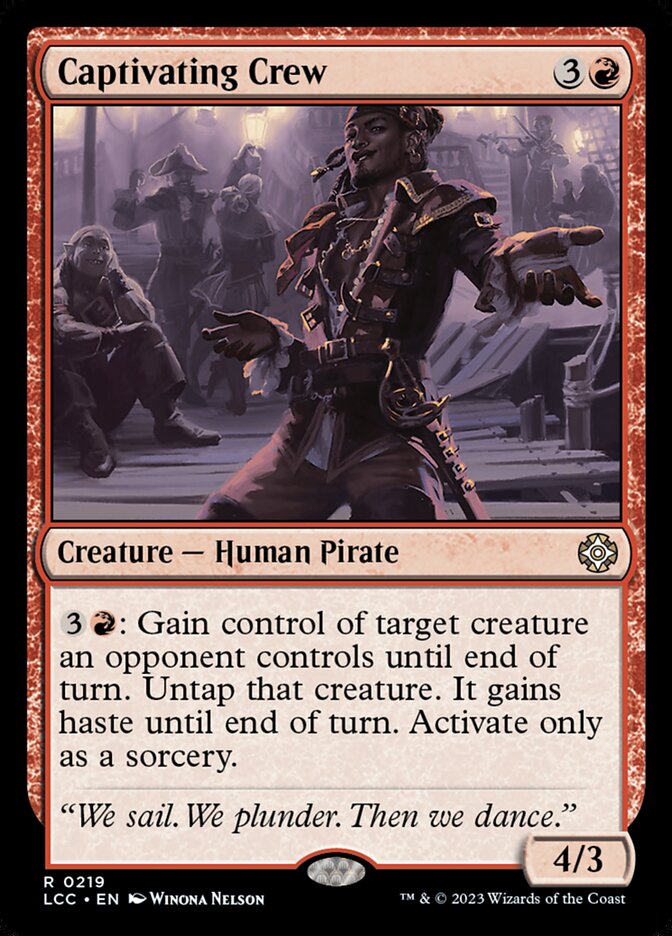 Captivating Crew 219 (Commander: The Lost Caverns of Ixalan)  | Good Games Morley