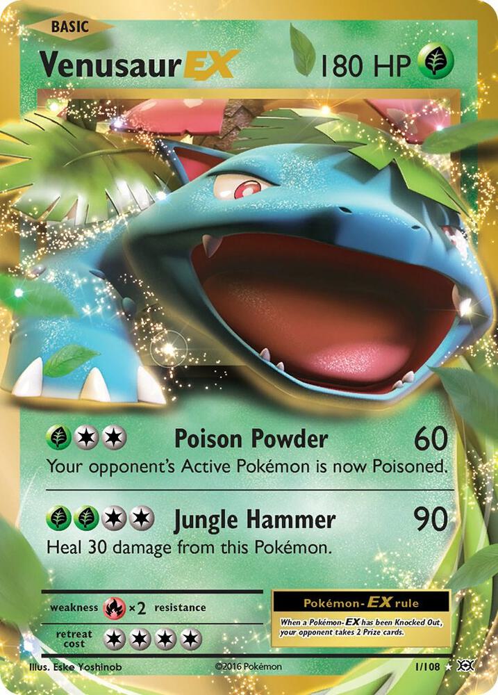 Venusaur EX 1/108 (XY - Evolutions)  - Holofoil | Good Games Morley