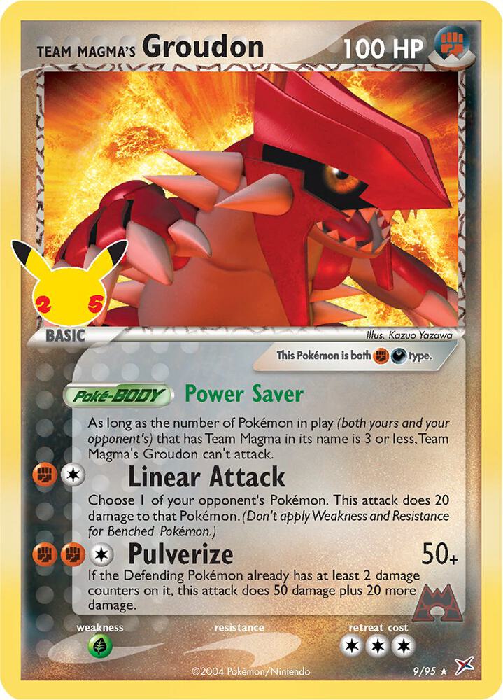 Team Magma's Groudon 9/95 (Celebrations: Classic Collection)  - Holofoil | Good Games Morley