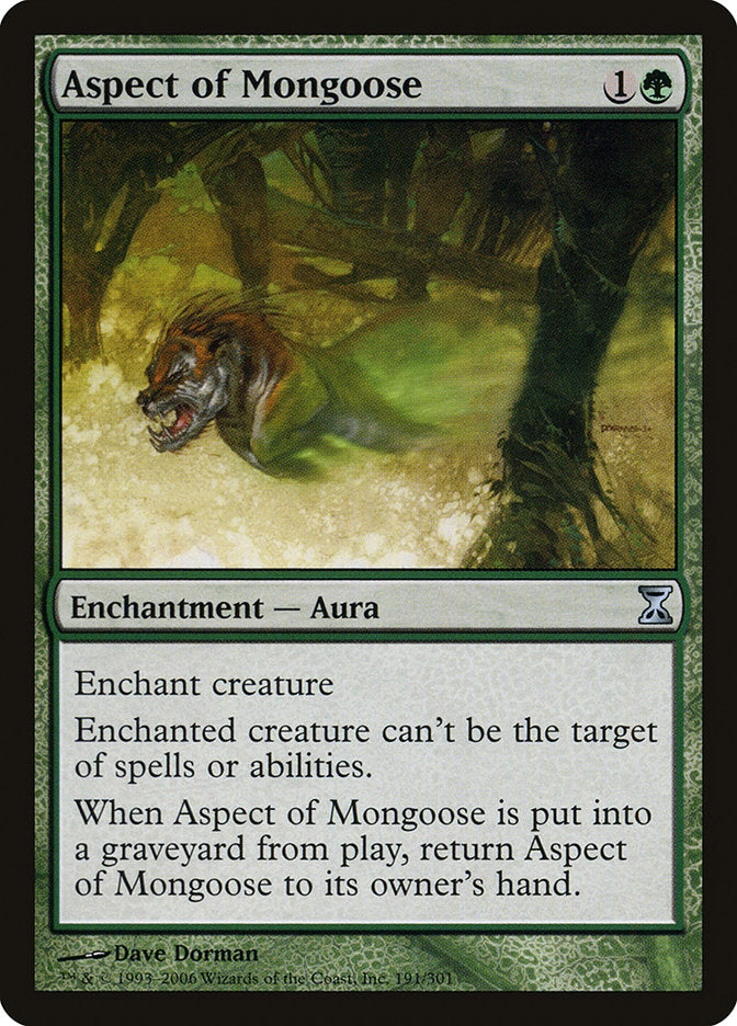 Aspect of Mongoose 191 (Time Spiral)  | Good Games Morley