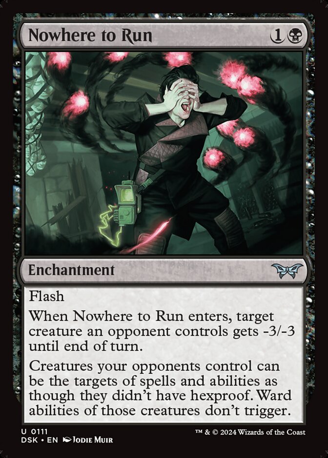 Nowhere to Run 111 (Duskmourn: House of Horror)  | Good Games Morley