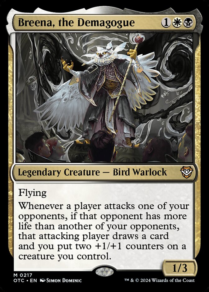 Breena, the Demagogue 217 (Commander: Outlaws of Thunder Junction)  | Good Games Morley