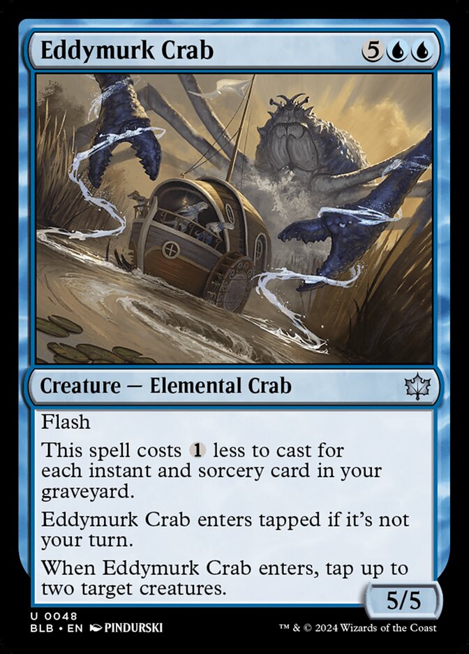 Eddymurk Crab 48 (Bloomburrow)  | Good Games Morley