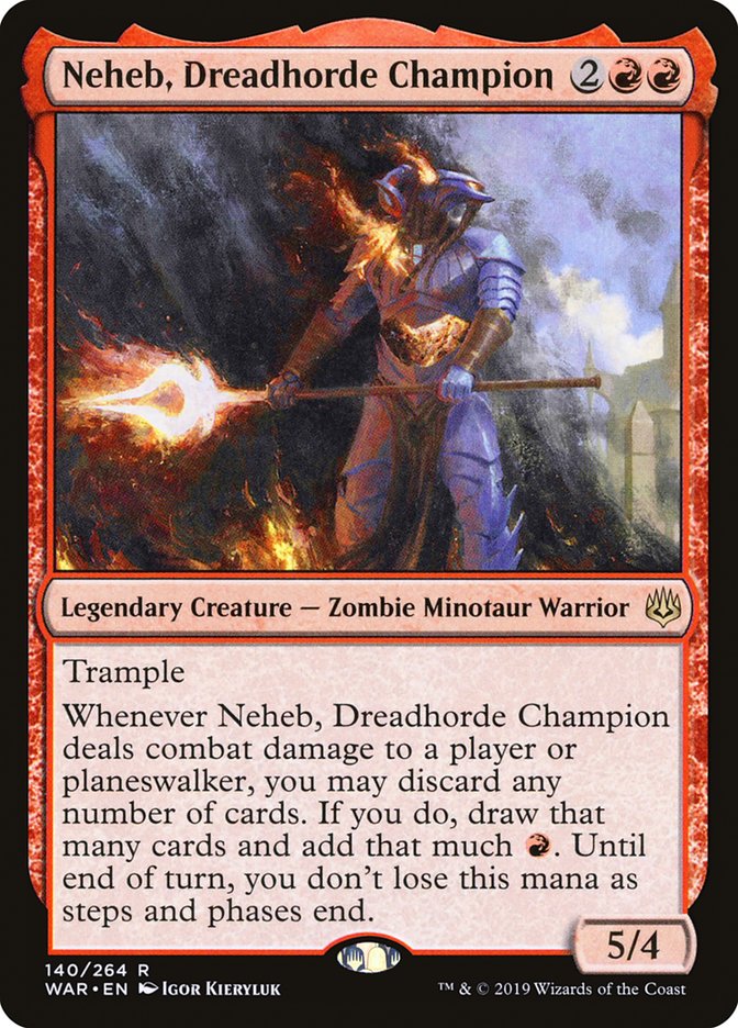 Neheb, Dreadhorde Champion 140/264 (War of the Spark)  | Good Games Morley