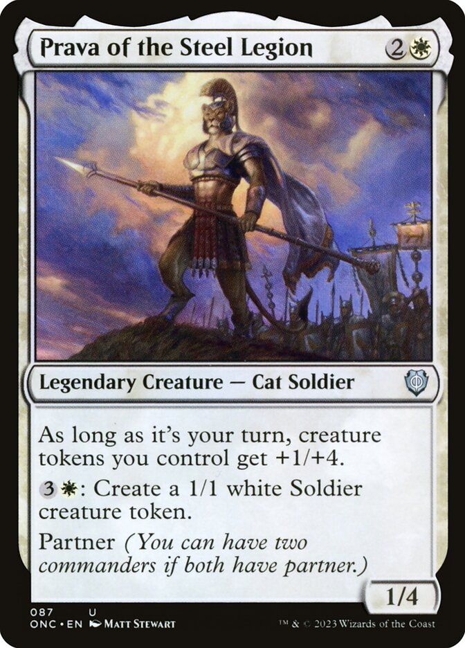Prava of the Steel Legion 87/28 (Commander: Phyrexia: All Will Be One)  | Good Games Morley