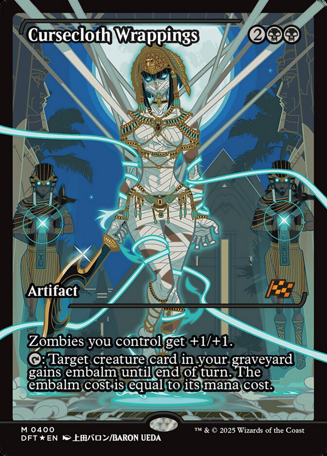 Cursecloth Wrappings 400 (Aetherdrift)  - Showcase Foil | Good Games Morley