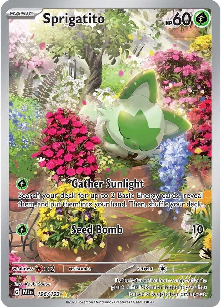 Sprigatito 196/193 (SV02: Paldea Evolved)  - Holofoil | Good Games Morley