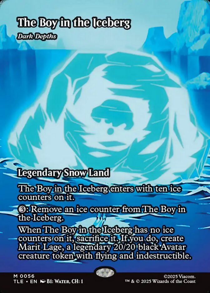 The Boy in the Iceburg - Dark Depths 56/317 (Avatar: The Last Airbender: Eternal-Legal)  - Borderless Foil | Good Games Morley