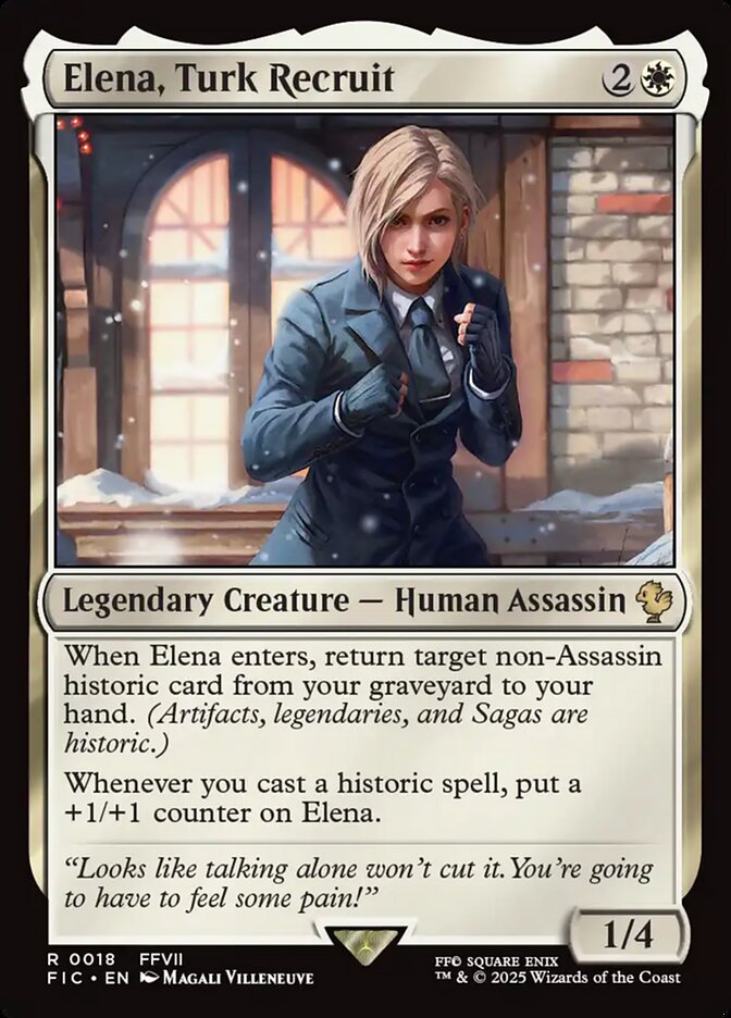 Elena, Turk Recruit 18/100 (Commander: FINAL FANTASY)  | Good Games Morley