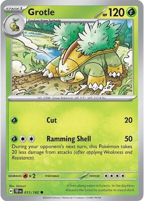 Grotle 011/162 (SV05: Temporal Forces)  - Reverse Holofoil | Good Games Morley