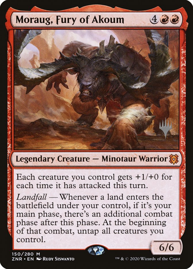 Moraug, Fury of Akoum 150 (Promo Pack: Zendikar Rising)  | Good Games Morley