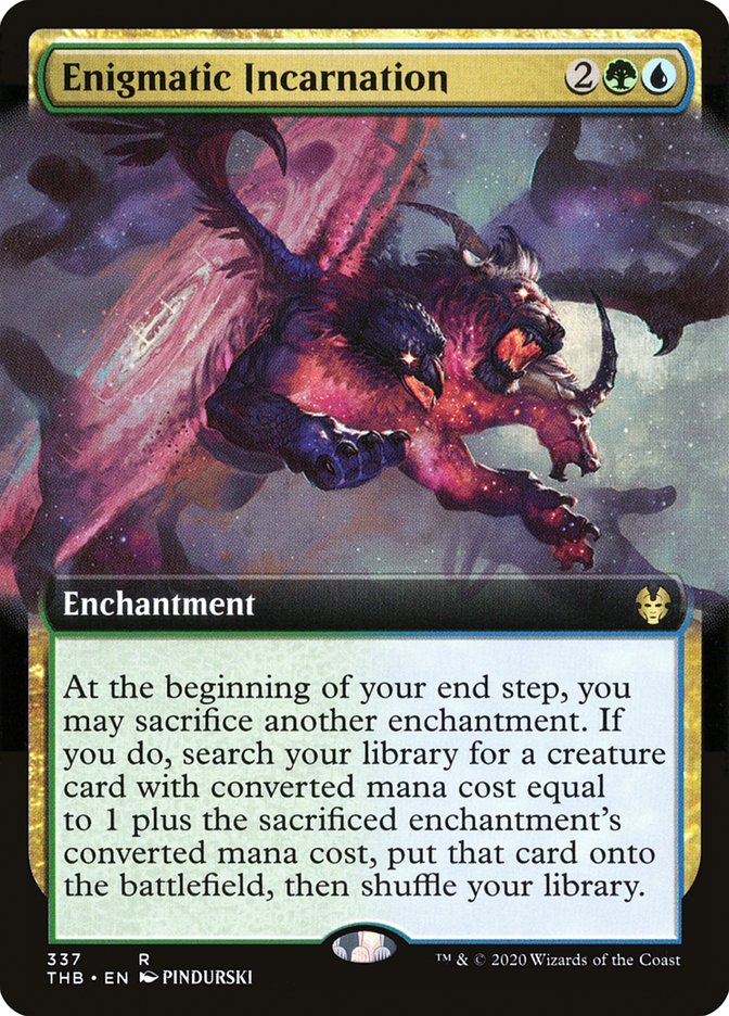 Enigmatic Incarnation 337/254 (Theros Beyond Death)  - Extended Art Foil | Good Games Morley