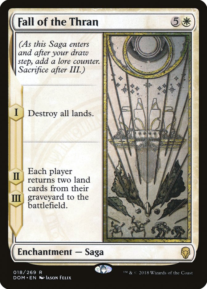 Fall of the Thran 18/269 (Dominaria)  - Foil | Good Games Morley