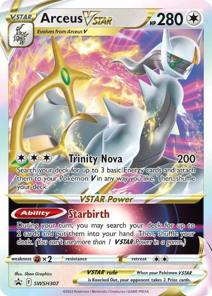 Arceus VSTAR SWSH307 (SWSH: Sword & Shield Promo Cards)  - Holofoil | Good Games Morley