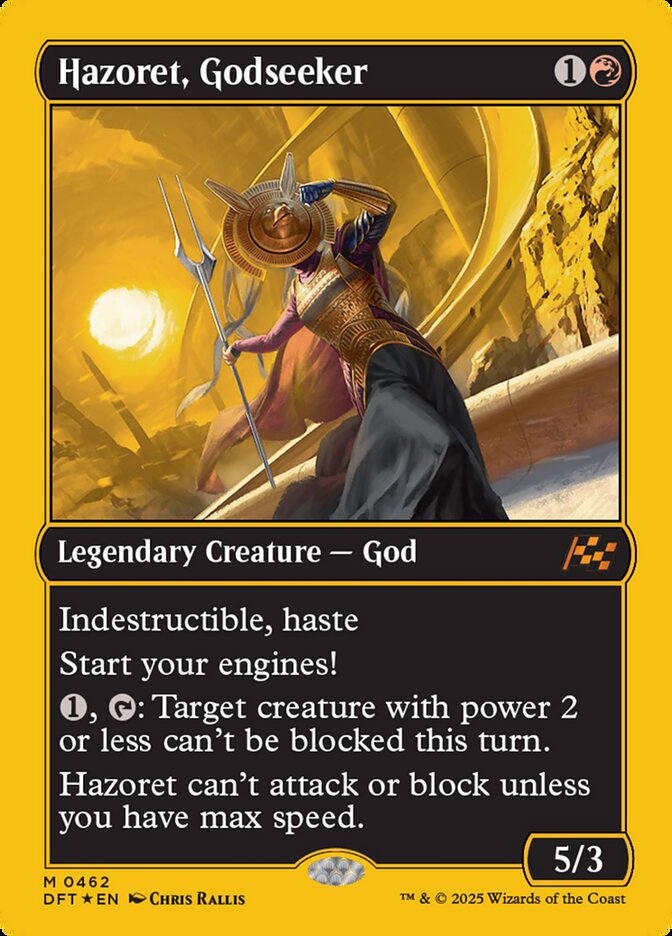 Hazoret, Godseeker 462/291 (Aetherdrift)  - First-Place Foil | Good Games Morley