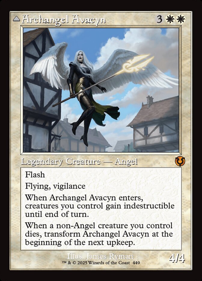 Archangel Avacyn // Avacyn, the Purifier 449/287 (Innistrad Remastered)  - Retro Foil | Good Games Morley