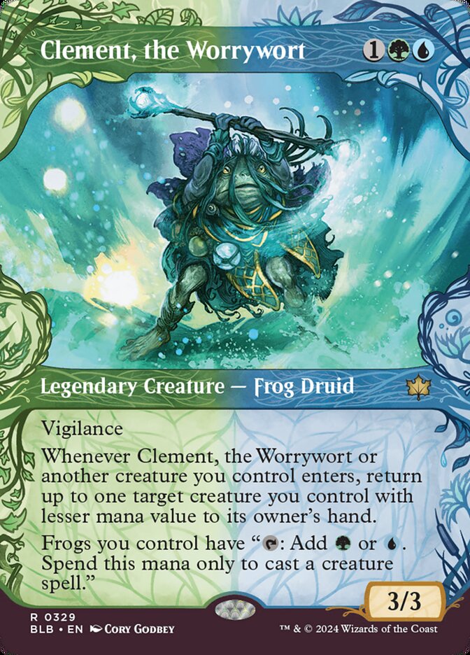 Clement, the Worrywort 329/281 (Bloomburrow)  - Showcase | Good Games Morley