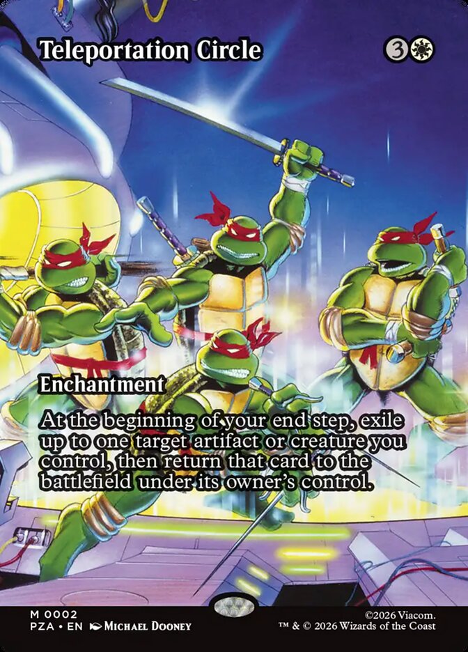 Teleportation Circle 2/20 (Teenage Mutant Ninja Turtles Source Material)  - Borderless | Good Games Morley