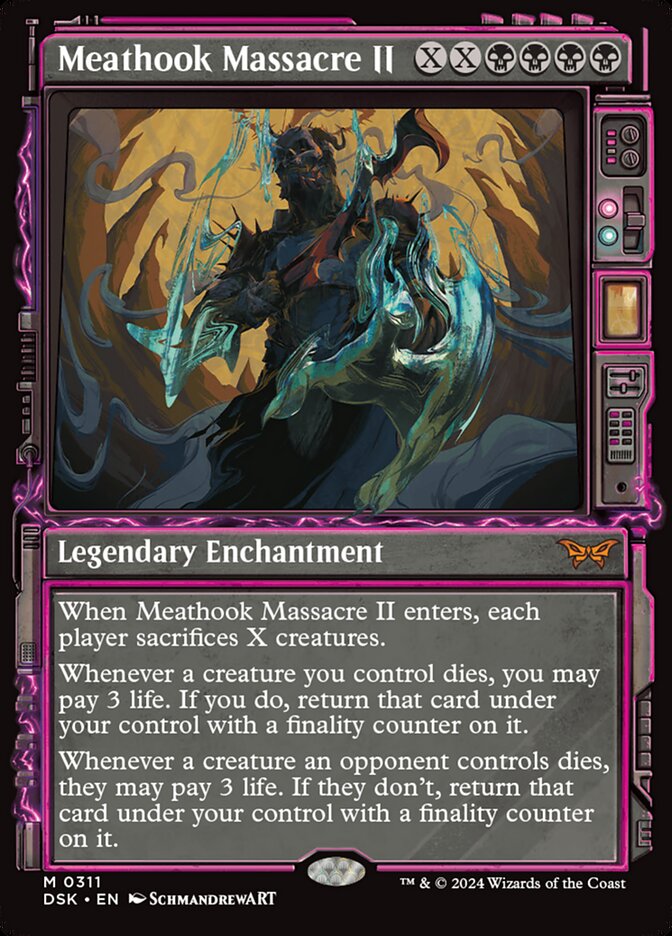 Meathook Massacre II 311 (Duskmourn: House of Horror)  - Showcase Foil | Good Games Morley