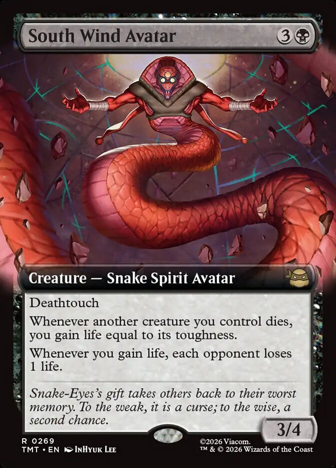 South Wind Avatar 269/190 (Teenage Mutant Ninja Turtles)  - Extended Art Foil | Good Games Morley