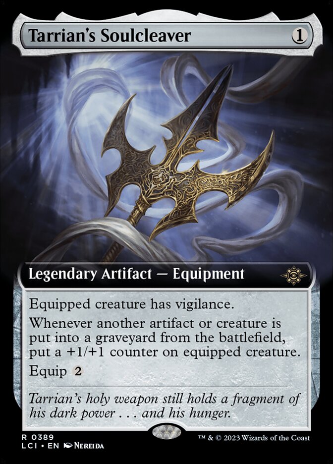 Tarrian's Soulcleaver 389 (The Lost Caverns of Ixalan)  - Extended Art Foil | Good Games Morley