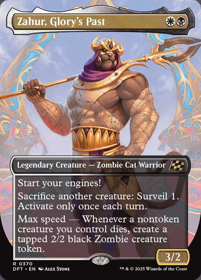 Zahur, Glory's Past 370/291 (Aetherdrift)  - Borderless Foil | Good Games Morley