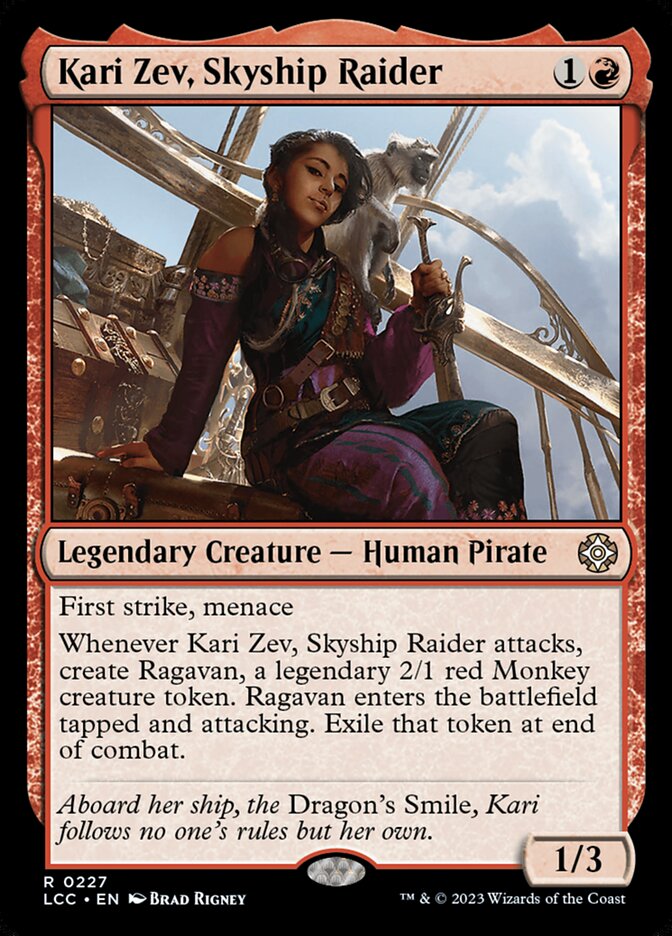 Kari Zev, Skyship Raider 227/370 (Commander: The Lost Caverns of Ixalan)  | Good Games Morley