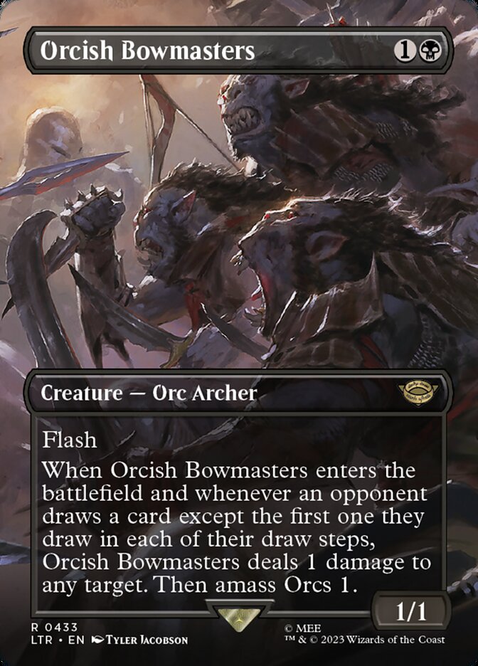Orcish Bowmasters 433 (Universes Beyond: The Lord of the Rings: Tales of Middle-earth)  - Borderless | Good Games Morley