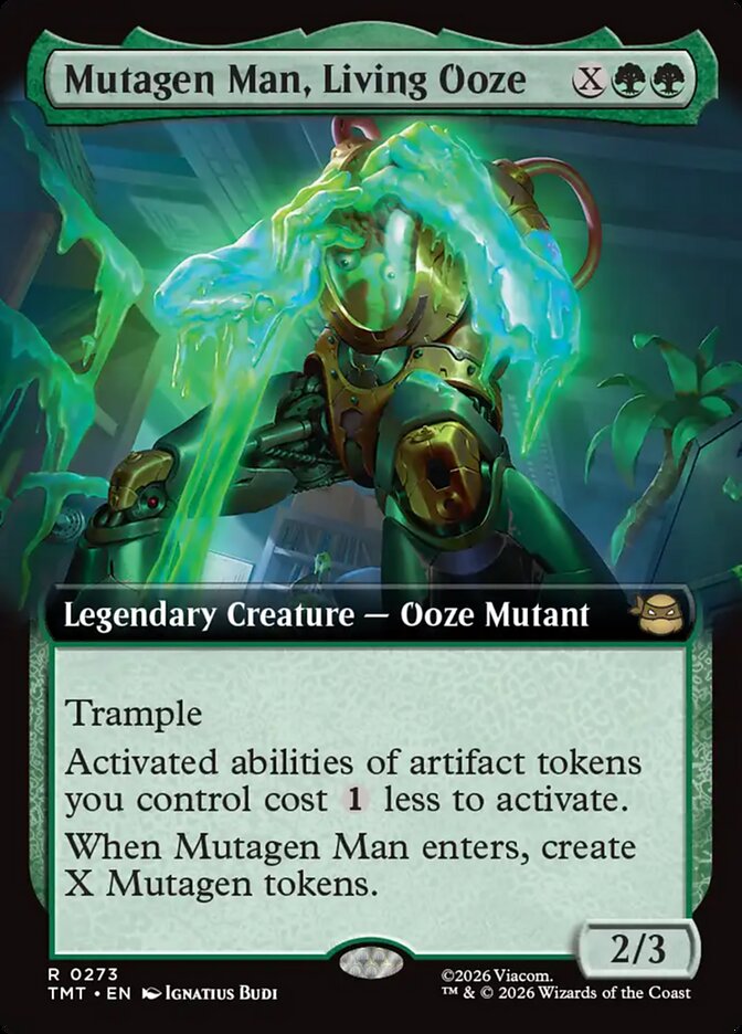 Mutagen Man, Living Ooze 273/190 (Teenage Mutant Ninja Turtles)  - Extended Art Foil | Good Games Morley