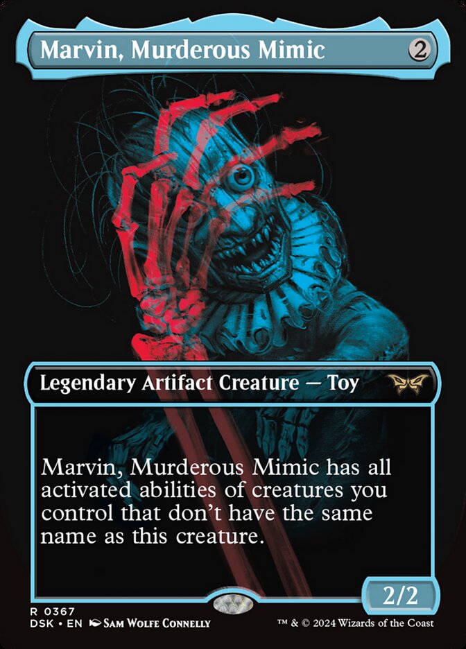 Marvin, Murderous Mimic 367 (Duskmourn: House of Horror)  - Borderless | Good Games Morley