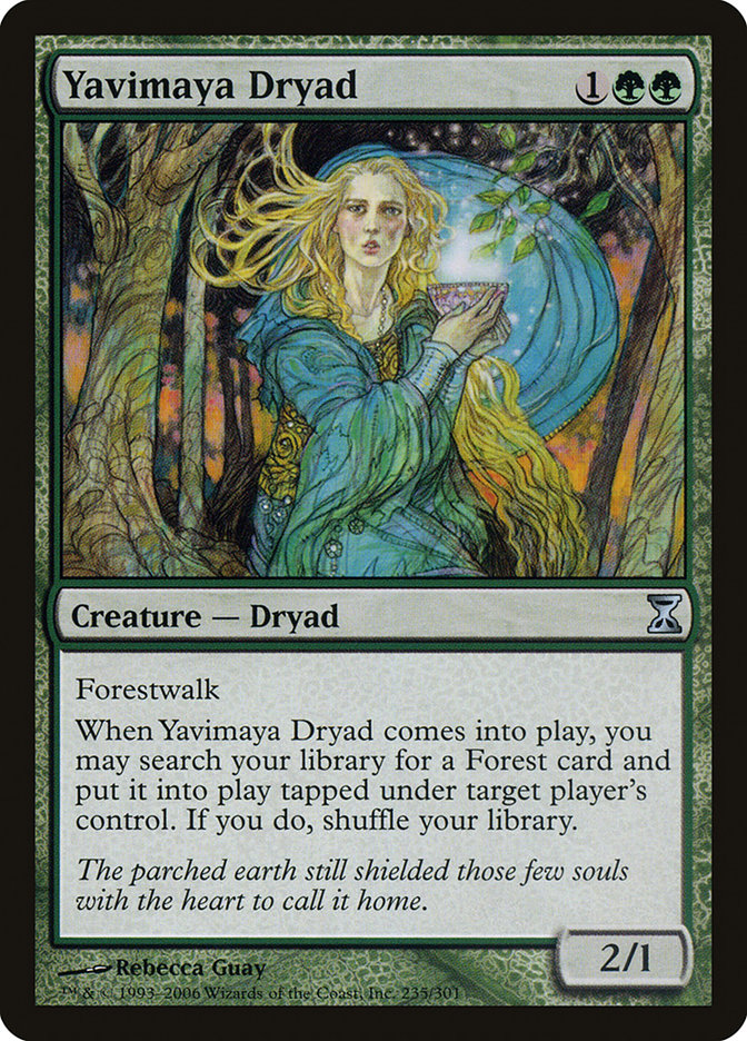 Yavimaya Dryad 235/301 (Time Spiral)  - Foil | Good Games Morley