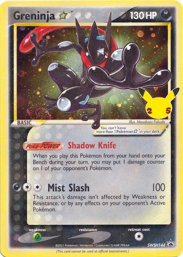 Greninja Star SWSH144 (SWSH: Sword & Shield Promo Cards)  - Holofoil | Good Games Morley