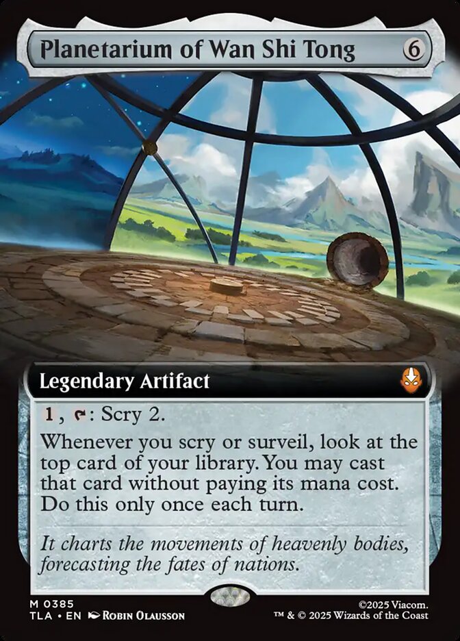 Planetarium of Wan Shi Tong  385/286 (Avatar: The Last Airbender)  - Extended Art Foil | Good Games Morley