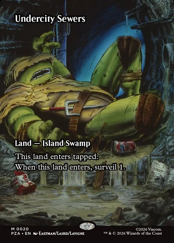 Undercity Sewers Borderless 20 (Teenage Mutant Ninja Turtles Source Material)  - Borderless | Good Games Morley
