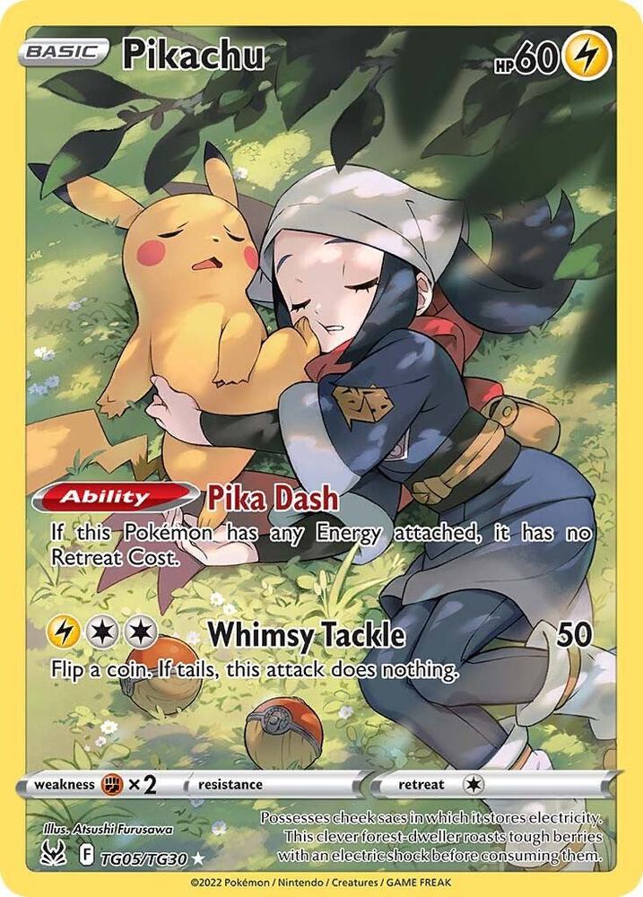 Pikachu TG05/TG30 (SWSH11: Lost Origin Trainer Gallery)  - Holofoil | Good Games Morley