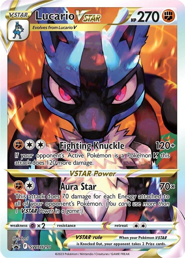 Lucario VSTAR SWSH291 (SWSH: Sword & Shield Promo Cards)  - Holofoil | Good Games Morley