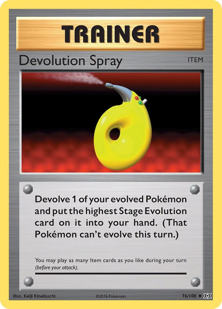 Devolution Spray 76/108 (XY - Evolutions)  | Good Games Morley