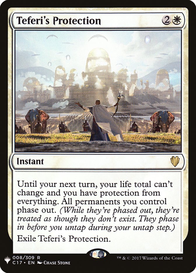Teferi's Protection C17-8/5075 (The List Reprints)  | Good Games Morley