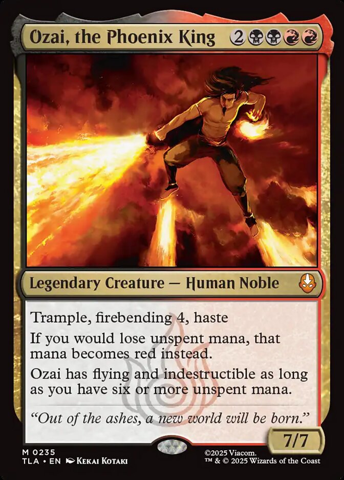 Ozai the Phoenix King 235 (Avatar: The Last Airbender)  - Foil | Good Games Morley