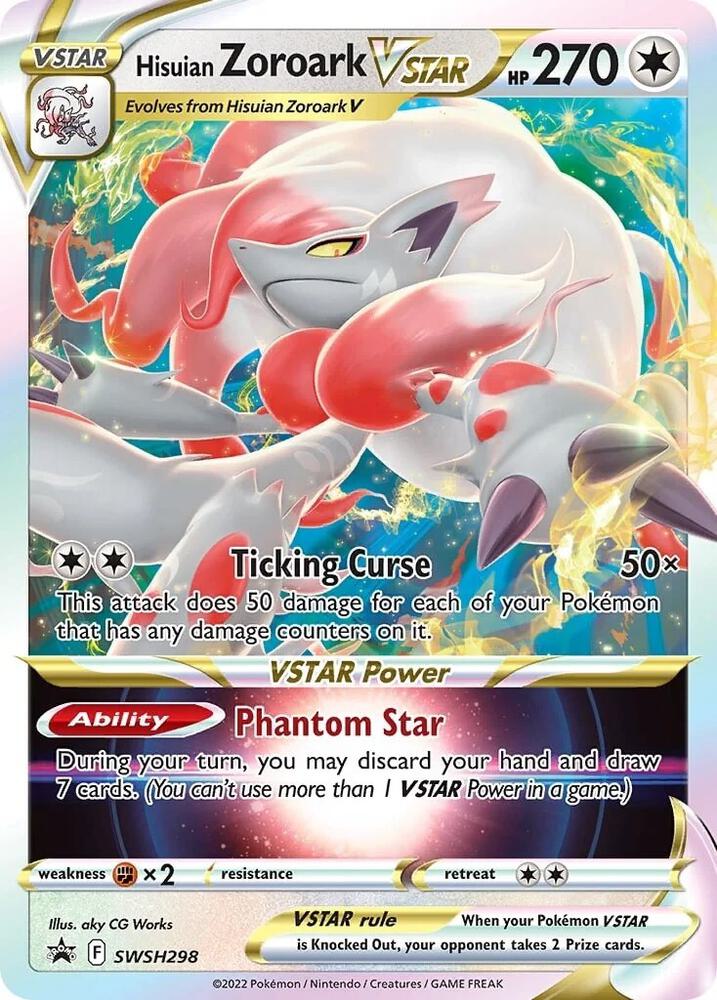 Hisuian Zoroark VSTAR SWSH298 (SWSH: Sword & Shield Promo Cards)  - Holofoil | Good Games Morley