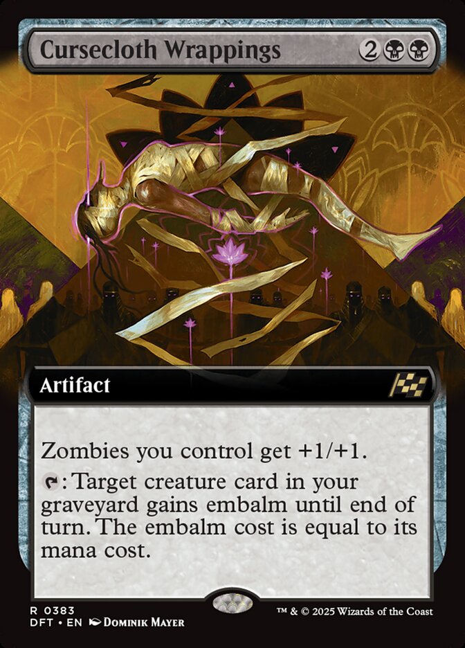 Cursecloth Wrappings 383/291 (Aetherdrift)  - Extended Art | Good Games Morley