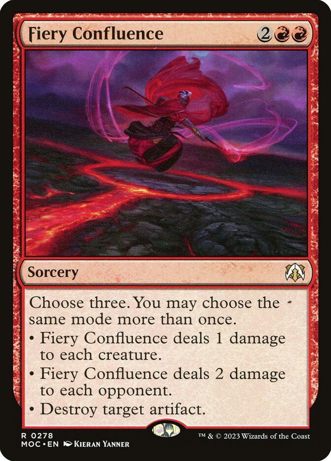 Fiery Confluence 278/444 (Commander: March of the Machine)  | Good Games Morley