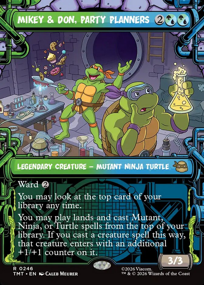 Mikey and Don, Party Planners 246/190 (Teenage Mutant Ninja Turtles)  - Showcase | Good Games Morley