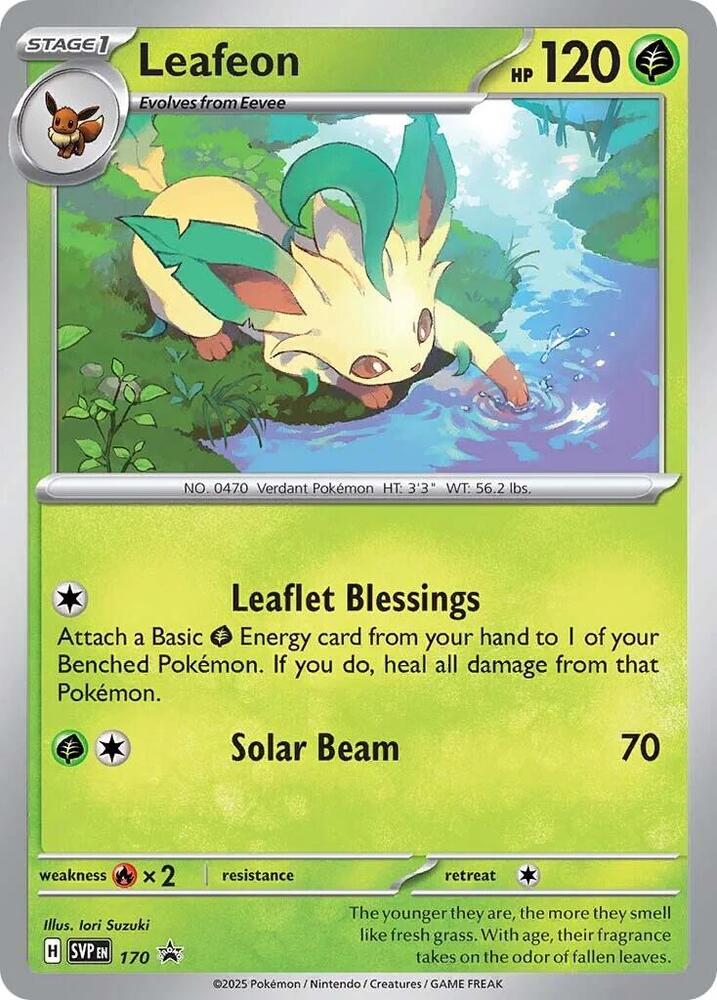 Leafeon 170 (SV: Scarlet & Violet Promo Cards)  - Cosmo Holofoil | Good Games Morley