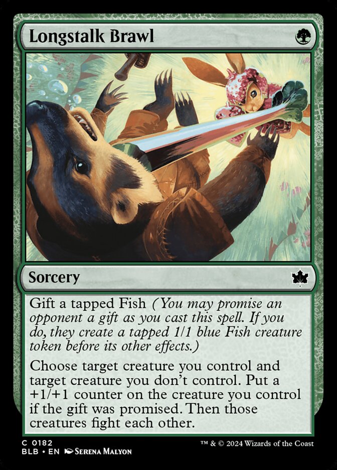 Longstalk Brawl 182 (Bloomburrow)  - Foil | Good Games Morley