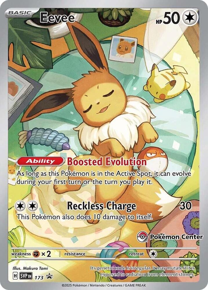 Eevee Pokemon Center Exclusive 173 (SV: Scarlet & Violet Promo Cards)  - Holofoil | Good Games Morley